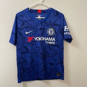 Nike dri fit Chelsea FC Pulsic jersey blue small